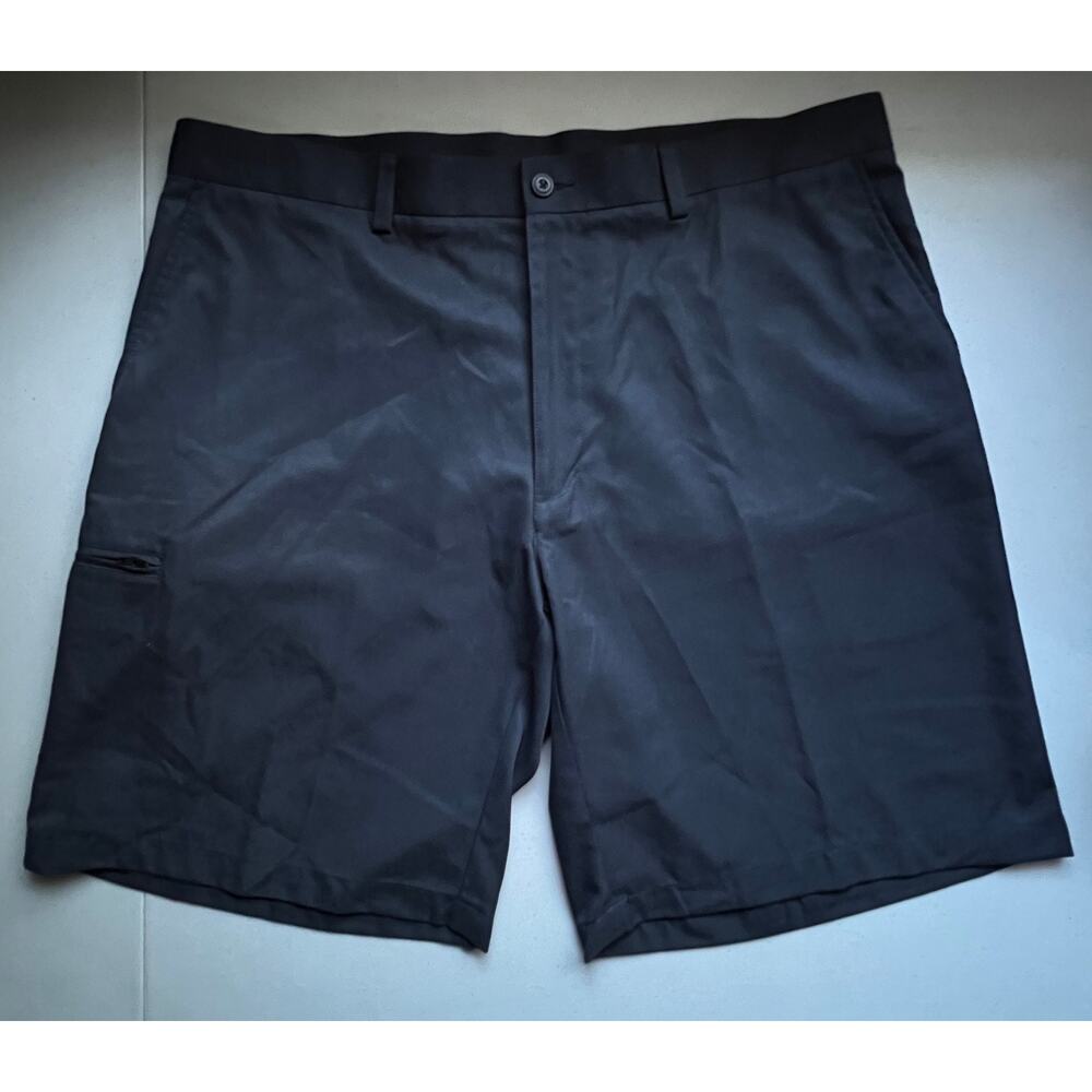 Champions Tour Golf Shorts Mens 38 Black Performance Lightweight Polyester 10”